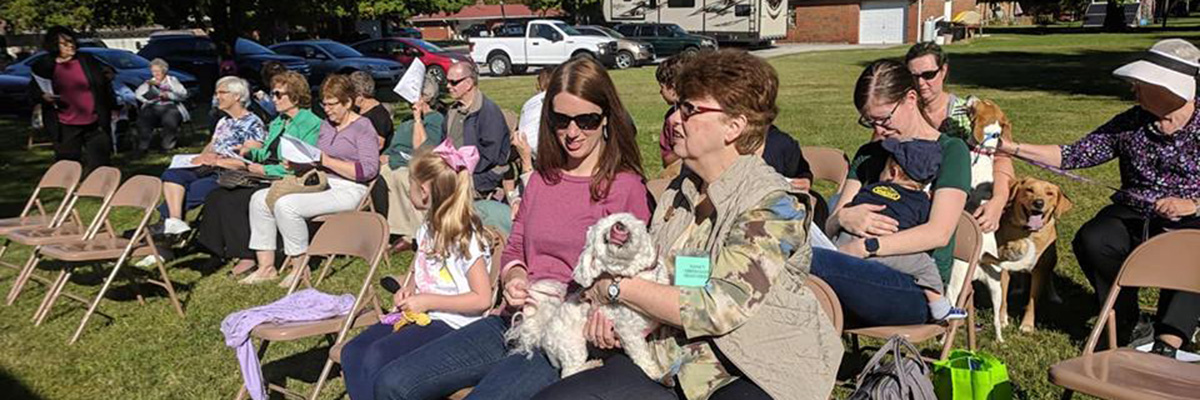 Pet Blessing at St John Fairview in Fairview Heights IL